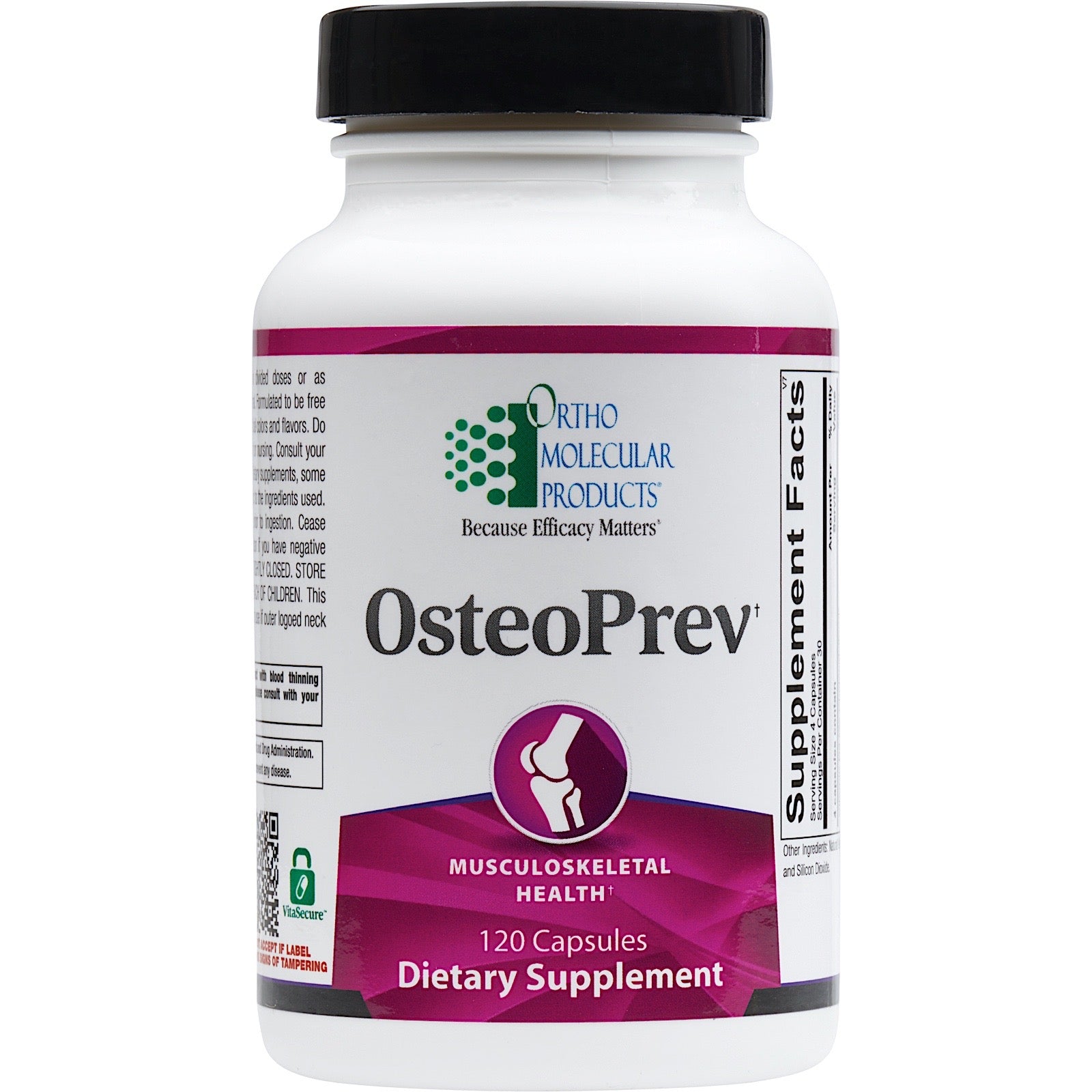 Ortho Molecular, OsteoPrev, 120 Capsules UPC 615033005672 | Hilife Vitamins